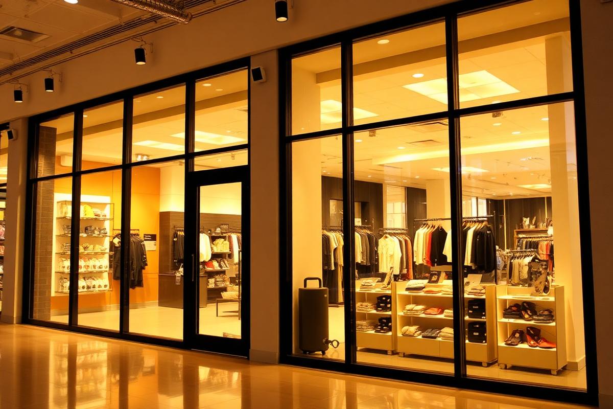 Retail store solar film